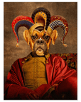 'Jester Doggo' Personalized Pet Poster