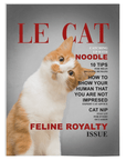 'Le Cat' Personalized Pet Blanket