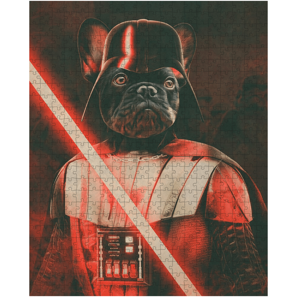 &#39;Darth Woofer&#39; Personalized Puzzle