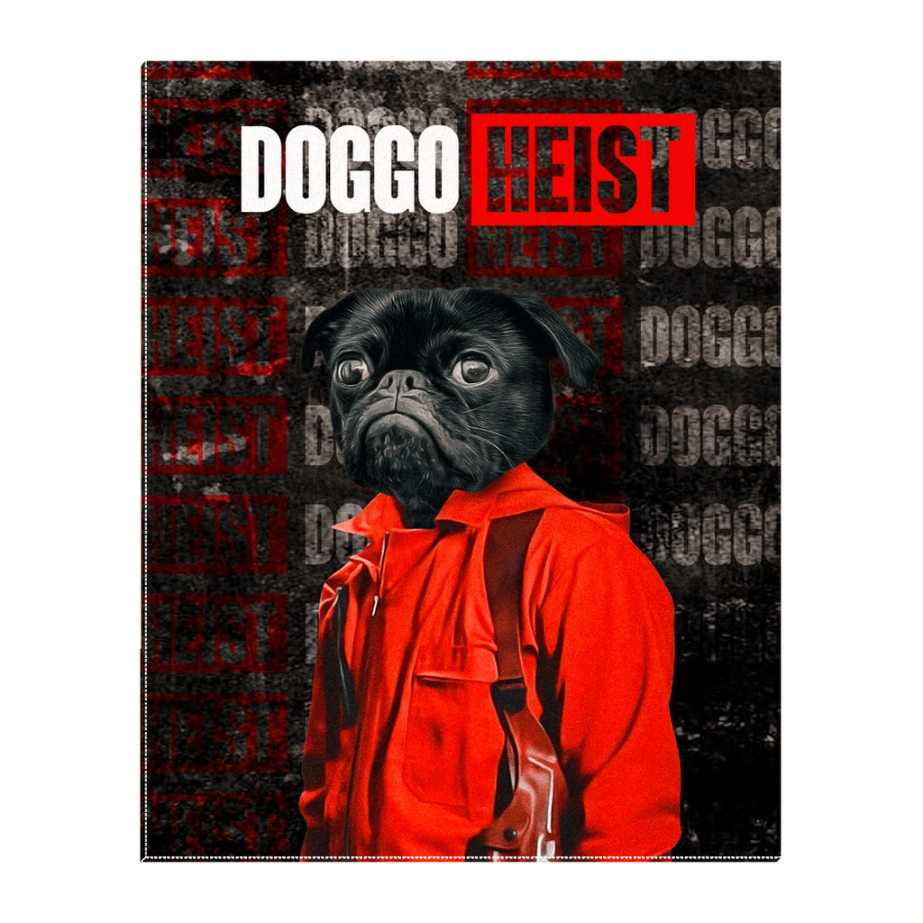 &#39;Doggo Heist 2&#39; Personalized Pet Standing Canvas