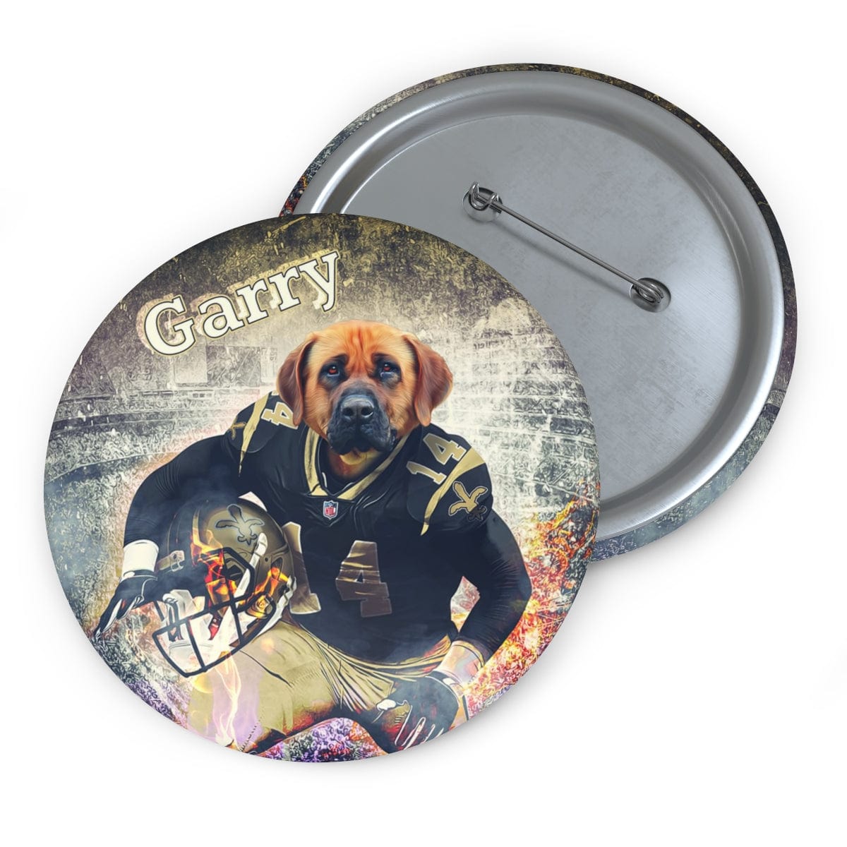 New Orleans Doggos Custom Pin