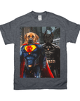 'Superdog & Batdog' Personalized 2 Pet T-Shirt