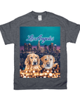 'Doggos of Los Angeles' Personalized 2 Pet T-Shirt