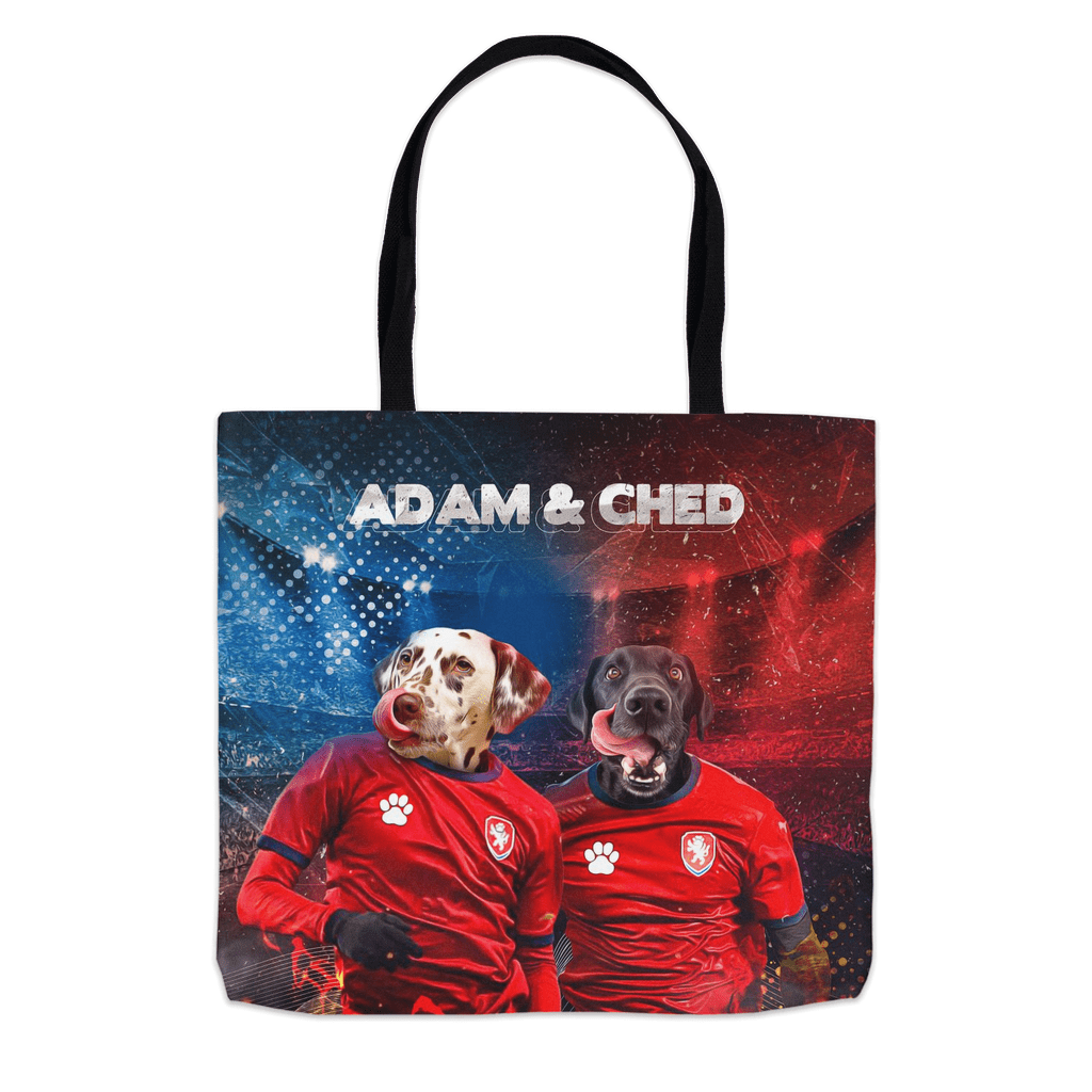 &#39;Czech Doggos&#39; Personalized 2 Pet Tote Bag
