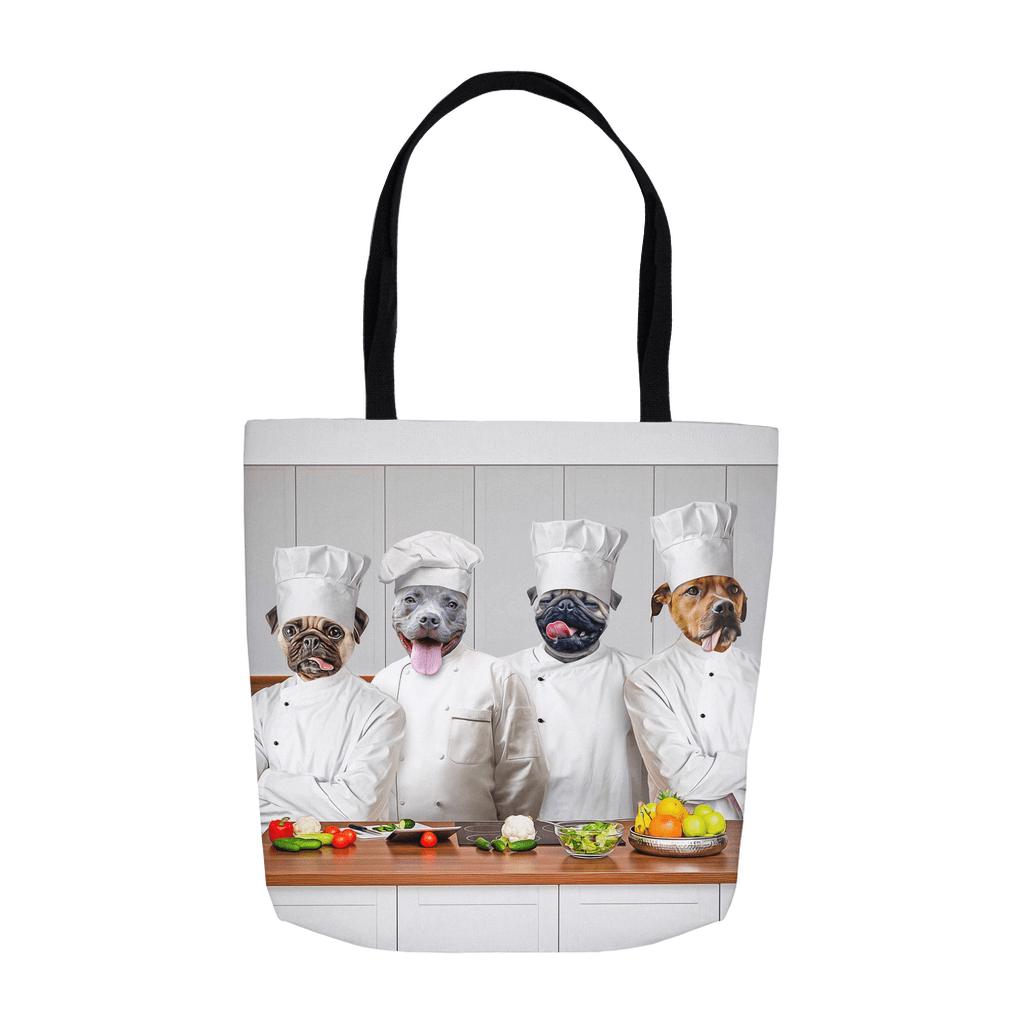 &#39;The Chefs&#39; Personalized 4 Pet Tote Bag