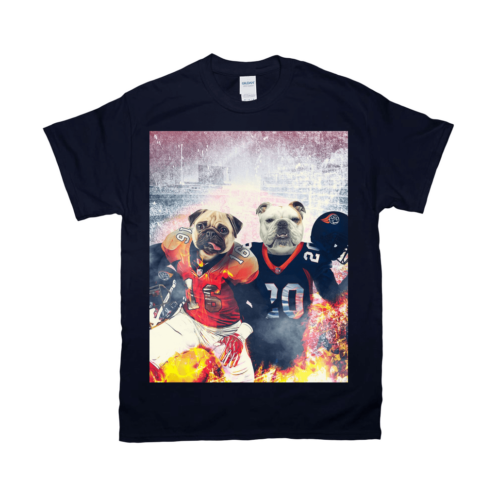 &#39;Denver Doggos&#39; Personalized 2 Pet T-Shirt