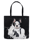 'Storm Woofer' Personalized Tote Bag