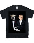 Camiseta personalizada para mascota/humano 'The Dogfather &amp; Dogmother' 