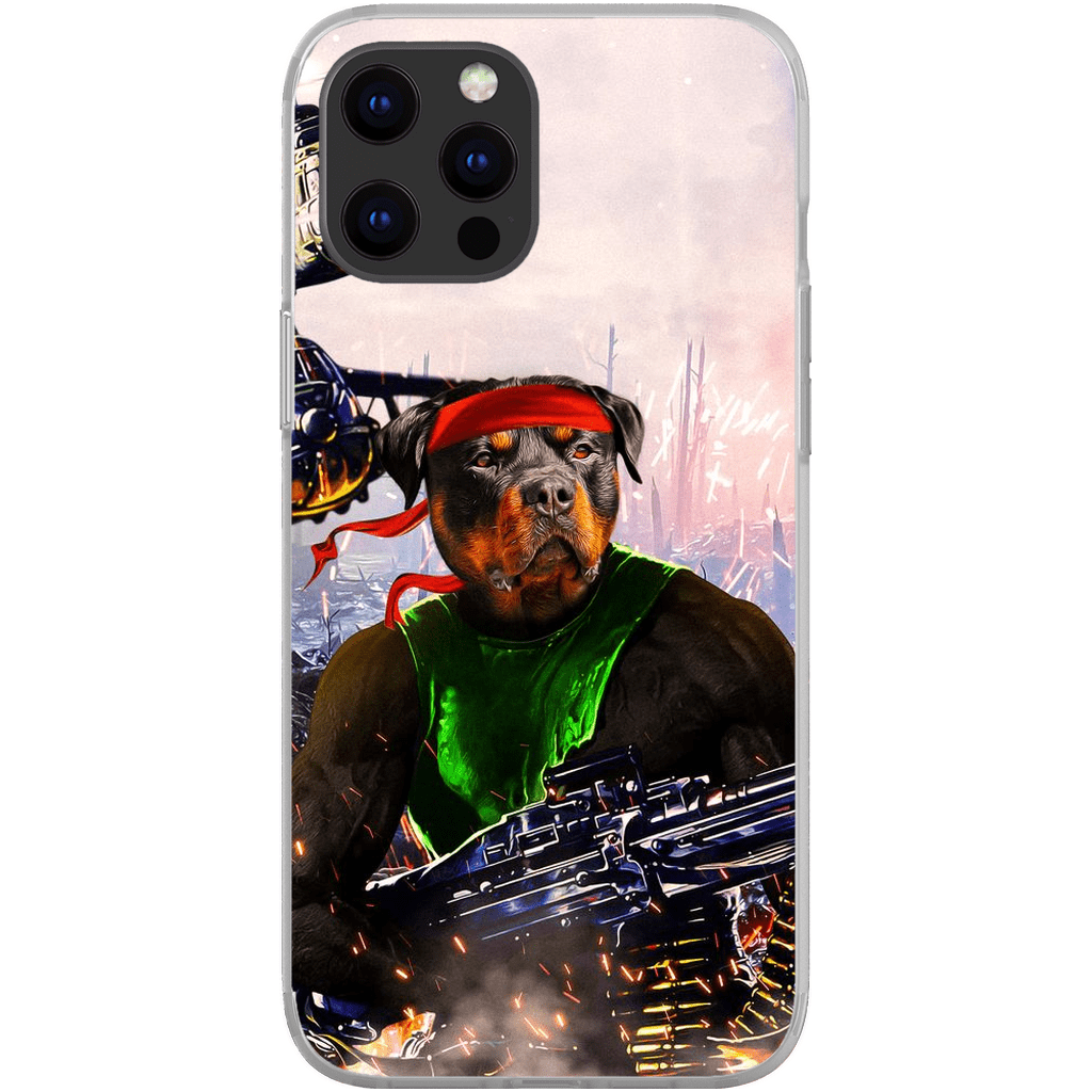 &#39;Rambo Doggo&#39; Personalized Phone Case