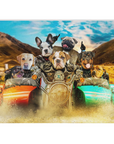 Manta personalizada para 7 mascotas 'Harley Wooferson'