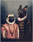 'Duke and Archduchess' Personalized 2 Pet Puzzle