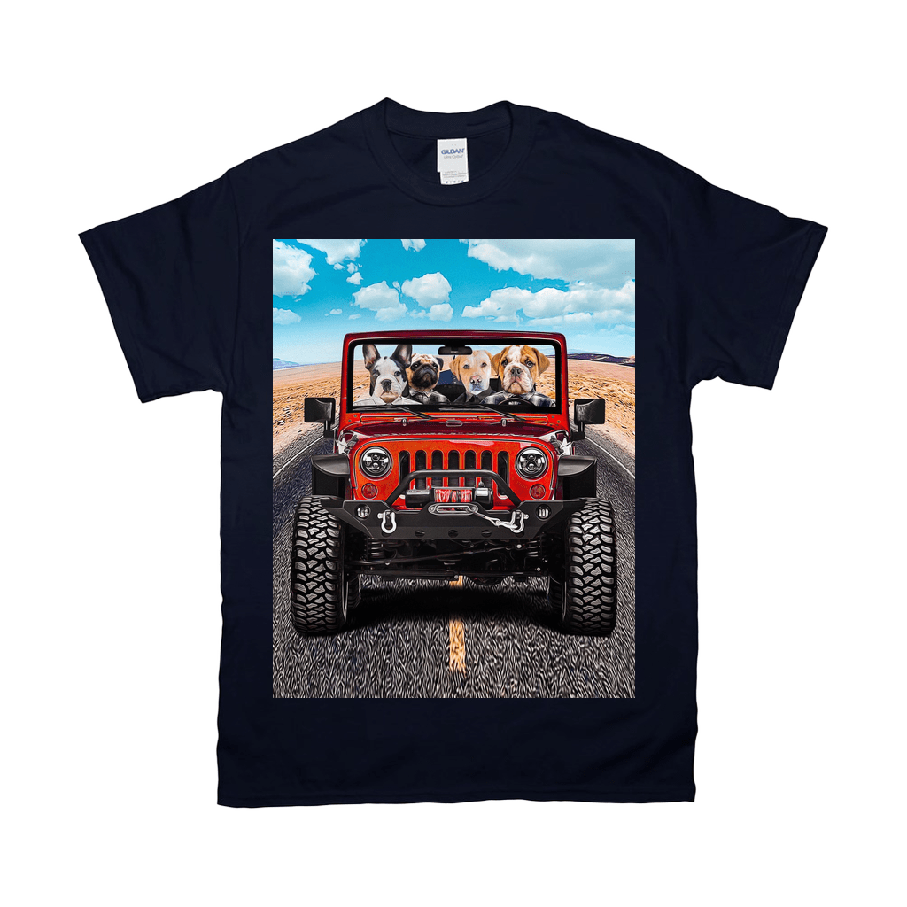 &#39;The Yeep Cruisers&#39; Personalized 4 Pet T-Shirt