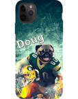 Funda personalizada para teléfono con perro 'Green Bay Doggos'