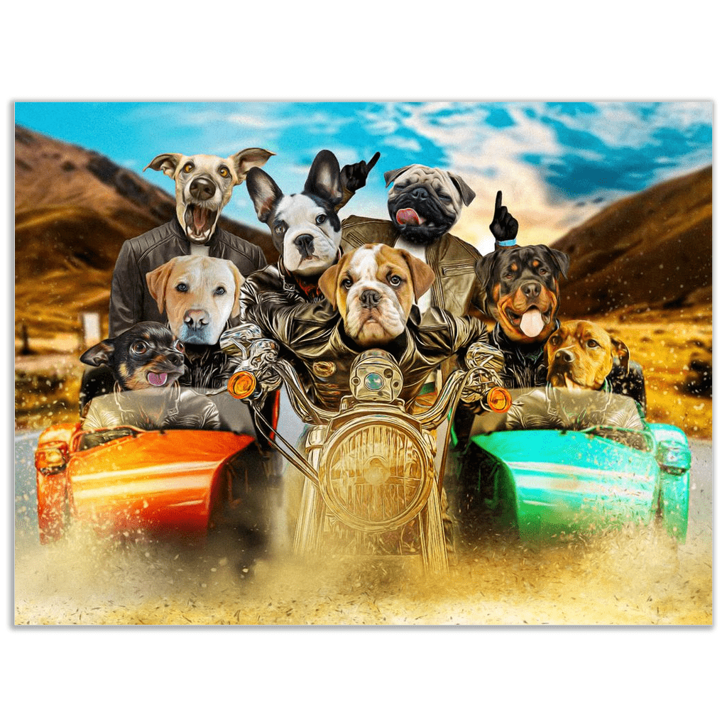 &#39;Harley Wooferson&#39; Personalized 8 Pet Poster