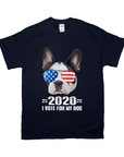 '2020 I Vote For My Dog' Personalized Pet T-Shirt