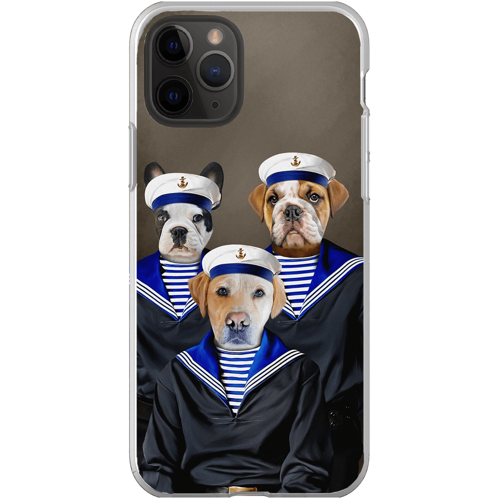 &#39;The Sailors&#39; Personalized 3 Pet Phone Case