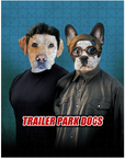 'Trailer Park Dogs' Personalized 2 Pet Puzzle