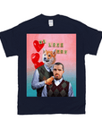 Camiseta personalizada para mascotas 'Step Doggo/Human Valentines' 