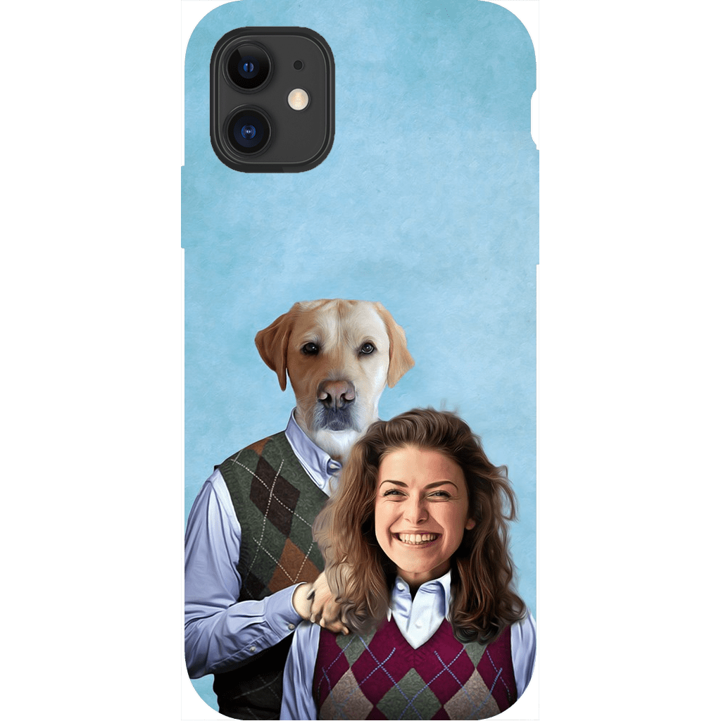 Step Doggo & Human(Female)' Personalized Phone Case doggovinci Step Doggo & Human(Female)' Personalized Phone Case doggovinci