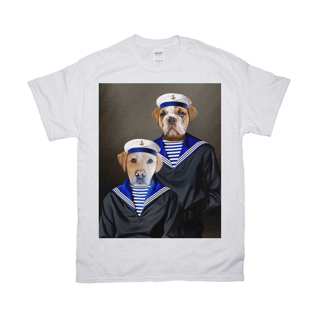 Camiseta personalizada con 2 mascotas &#39;Los Marineros&#39;