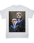 Camiseta personalizada con 2 mascotas 'Los Marineros'
