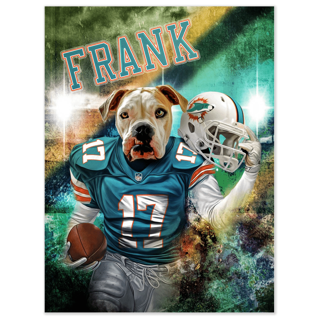&#39;Miami Doggos&#39; Personalized Pet Poster