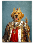 Póster Perro personalizado 'El Rey'