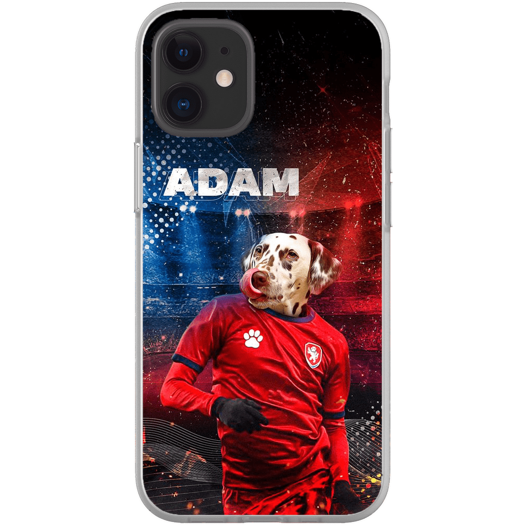 &#39;Czech Doggos Soccer&#39; Personalized Phone Case