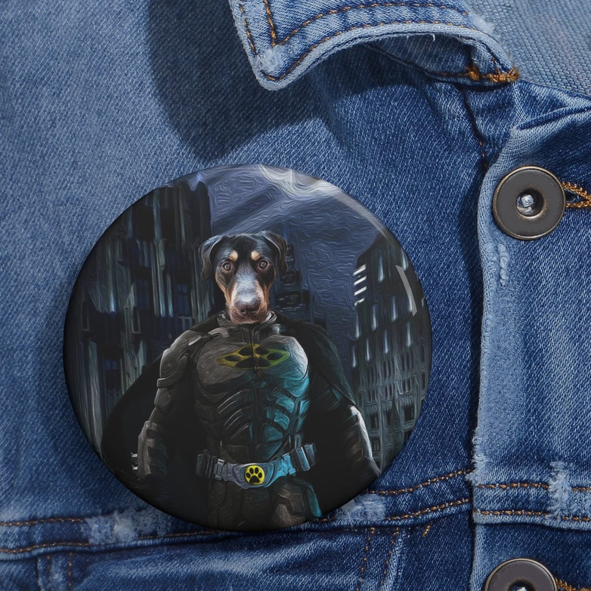 The Batdog Custom Pin
