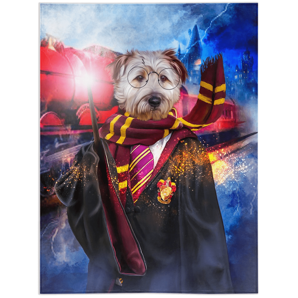 &#39;Harry Dogger&#39; Personalized Pet Blanket