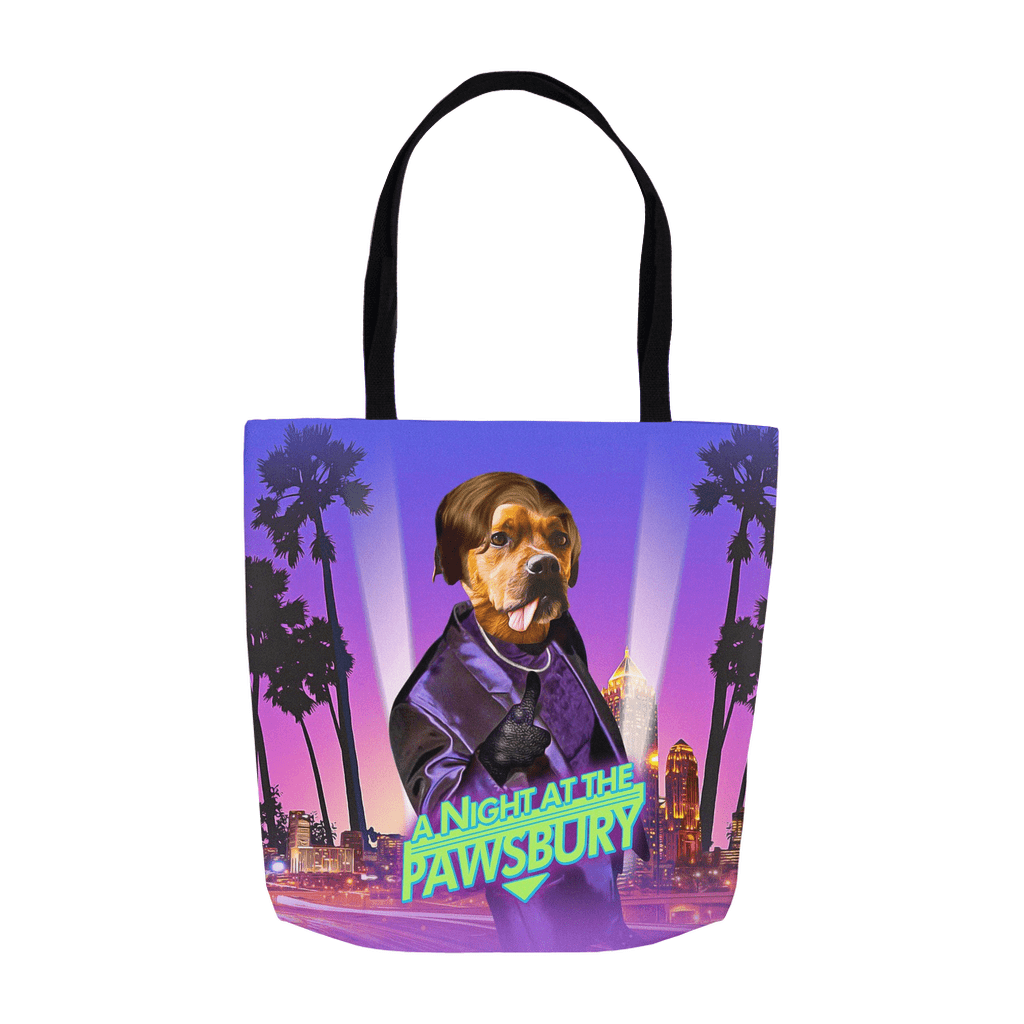 &#39;A Night At The Pawsbury&#39; Personalized Tote Bag