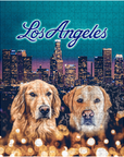 'Doggos of Los Angeles' Personalized 2 Pet Puzzle