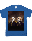 Camiseta personalizada con 2 mascotas 'El almirante y el capitán' 