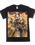 'Dogati Riders' Personalized 2 Pet T-Shirt