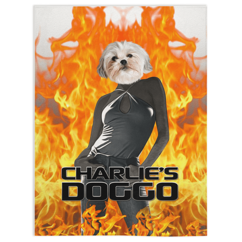 Manta personalizada para mascotas &#39;Charlie&#39;s Doggo&#39; 