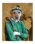 'The Golfer' Personalized Pet Standing Canvas