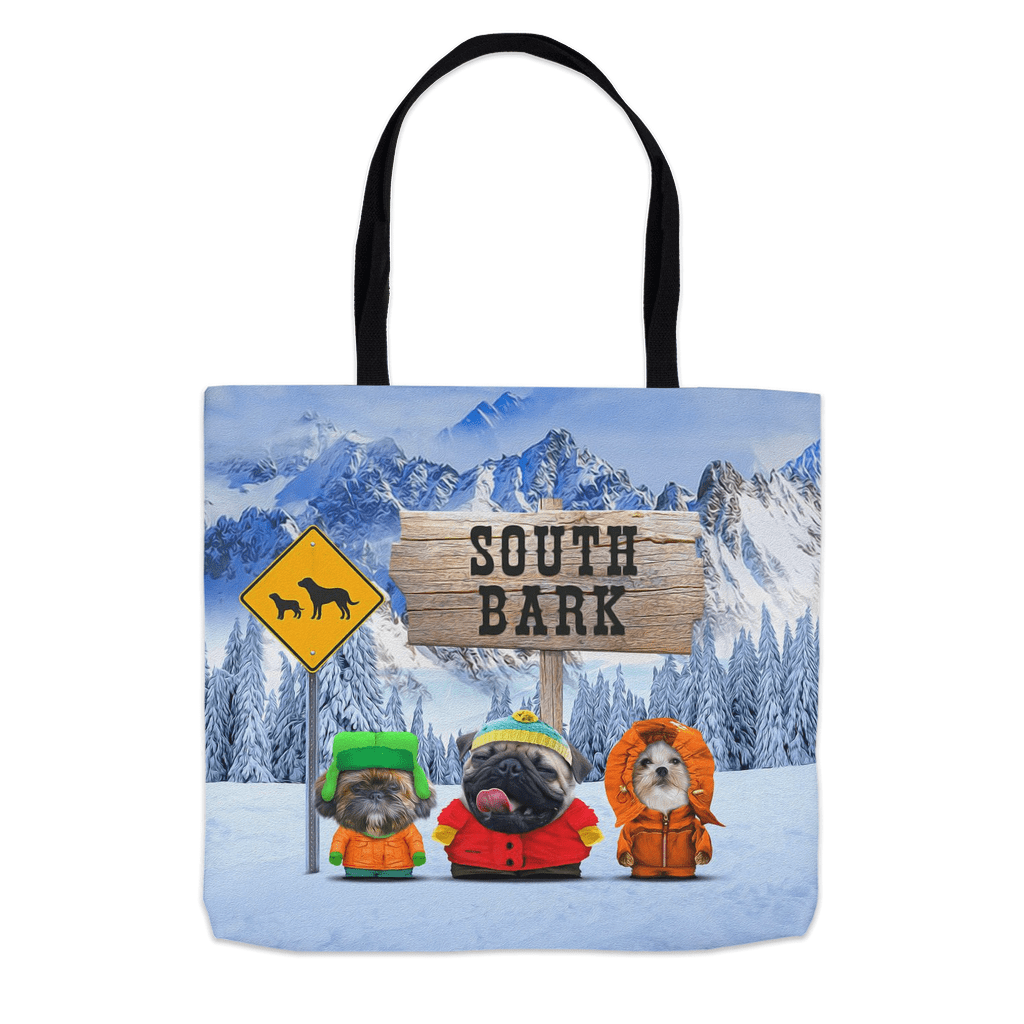 &#39;South Bark&#39; Personalized 3 Pet Tote Bag
