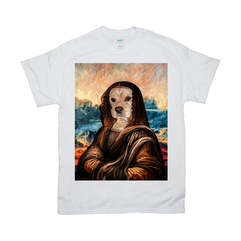 Camiseta personalizada para mascotas &#39;Dogga Lisa&#39; 