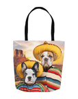 '2 Amigos' Personalized 2 Pet Tote Bag