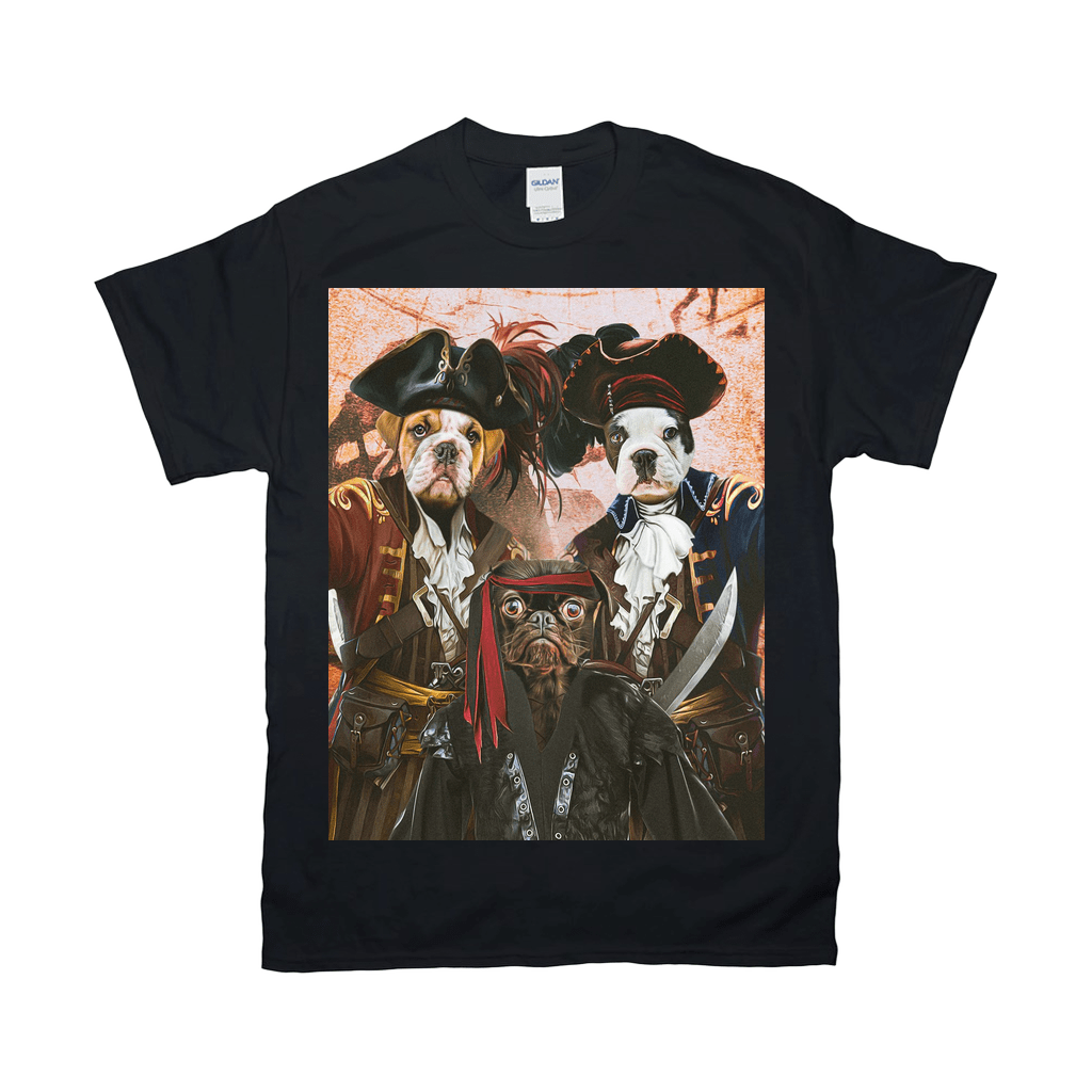 &#39;The Pirates&#39; Personalized 3 Pet T-Shirt