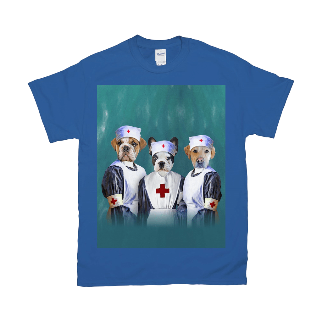 &#39;The Nurses&#39; Personalized 3 Pet T-Shirt