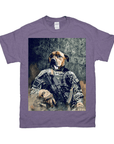 Camiseta personalizada para mascotas 'The Army Veteran'