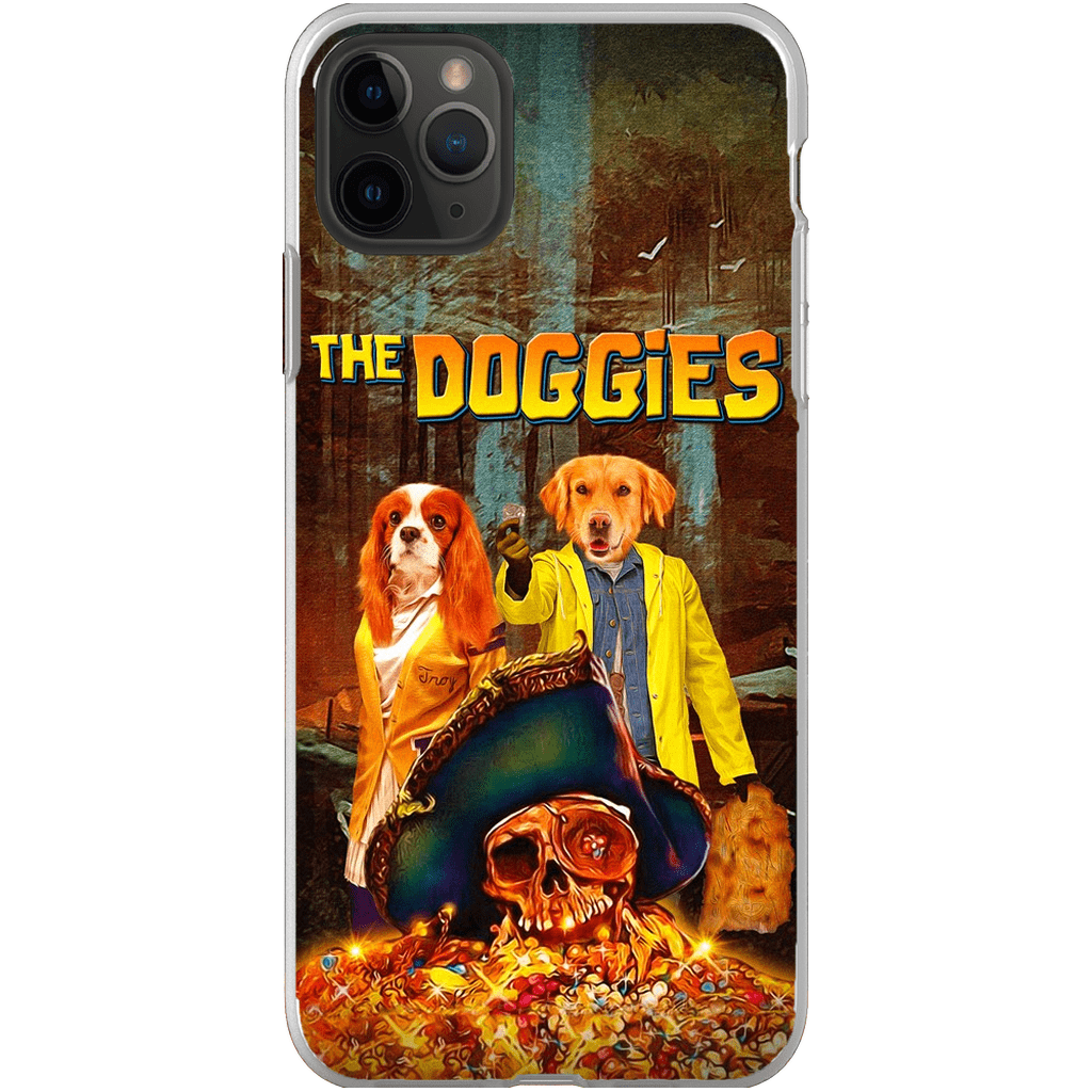 &#39;The Doggies&#39; Personalized 2 Pet Phone Case