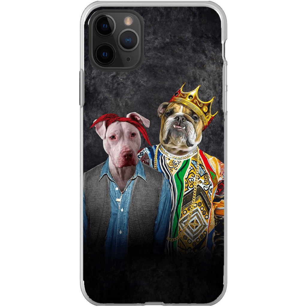 &#39;2Paw And Notorious D.O.G.&#39; Personalized 2 Pet Phone Case