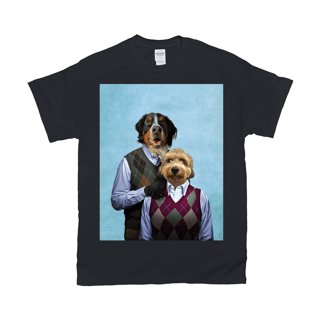 &#39;Step Doggo &amp; Doggette&#39; Personalized 2 Pet T-Shirt