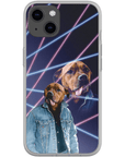 '1980s Lazer Portrait' Personalized Pet Phone Case
