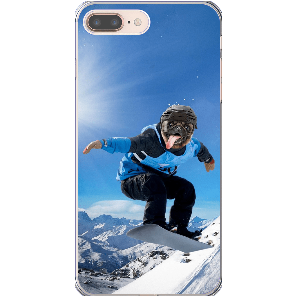 Funda para móvil personalizada &#39;El snowboarder&#39;