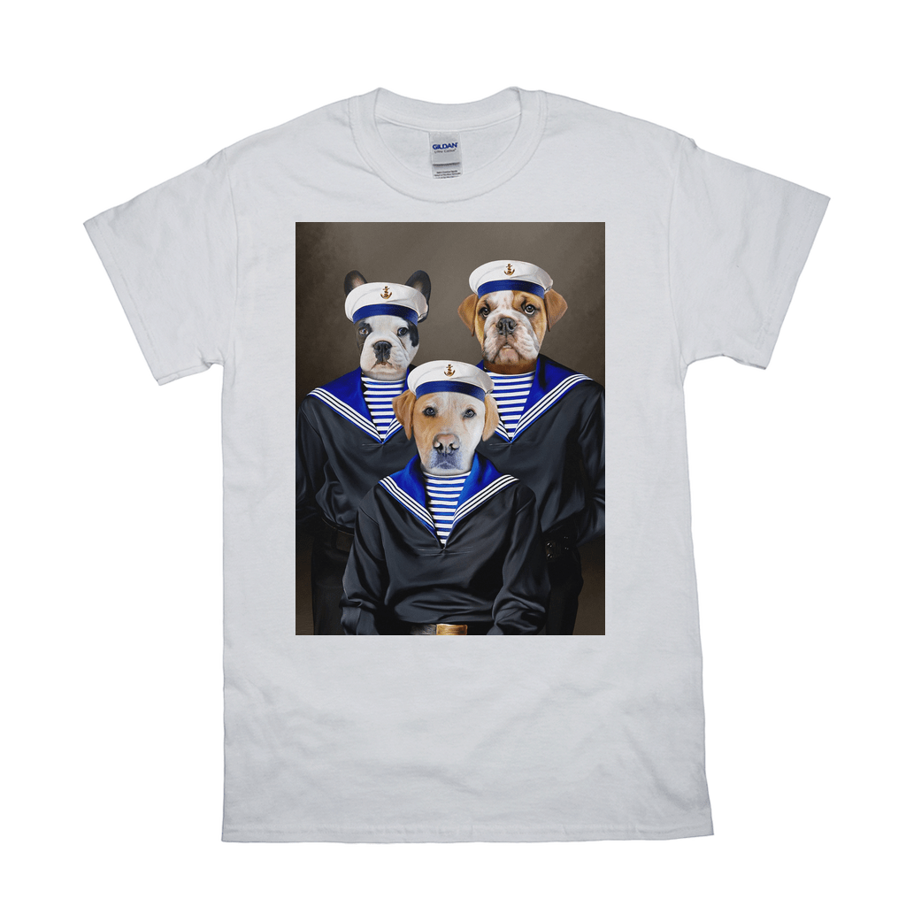 &#39;The Sailors&#39; Personalized 3 Pet T-Shirt