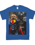 'Superdog & Batdog' Personalized 2 Pet T-Shirt