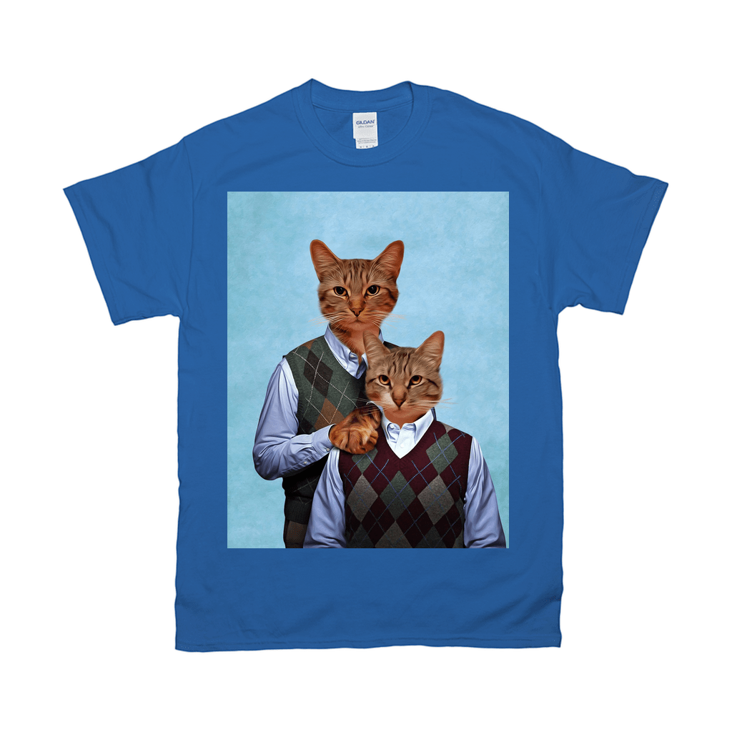 &#39;Step-Kitties&#39; Personalized 2 Pet T-Shirt